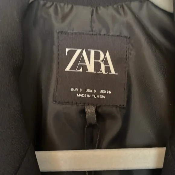 NWT Zara Black Blazer Classic Suit Jacket - Picture 4 of 5